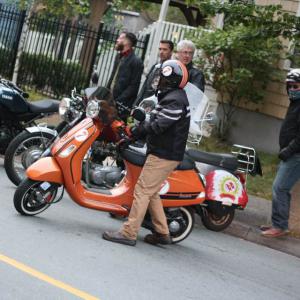 Vespa On the Street